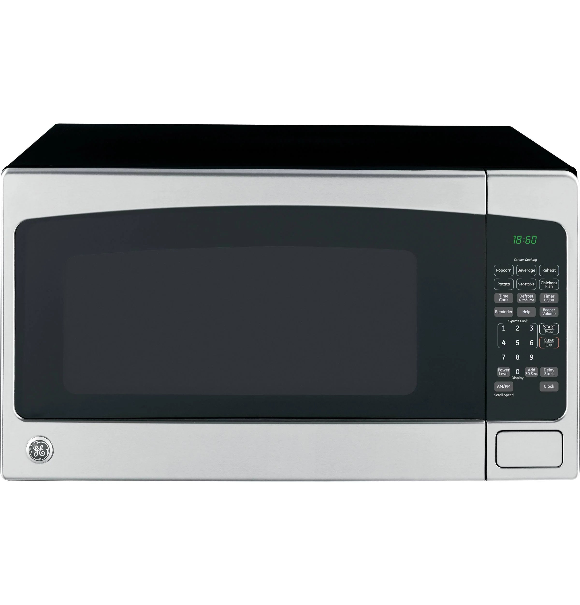 GE 2.0 Cu. ft. Countertop Microwave Oven, Stainless