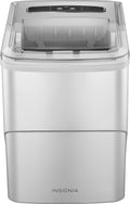 Insignia - 26-lb. Portable Ice Maker - Silver