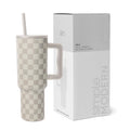 Simple Modern 40 oz Tumbler with Handle and Straw Lid | Insulated Cup Stainless Steel Water Bottle Stanley Fits Cupholders |Trek Collection
