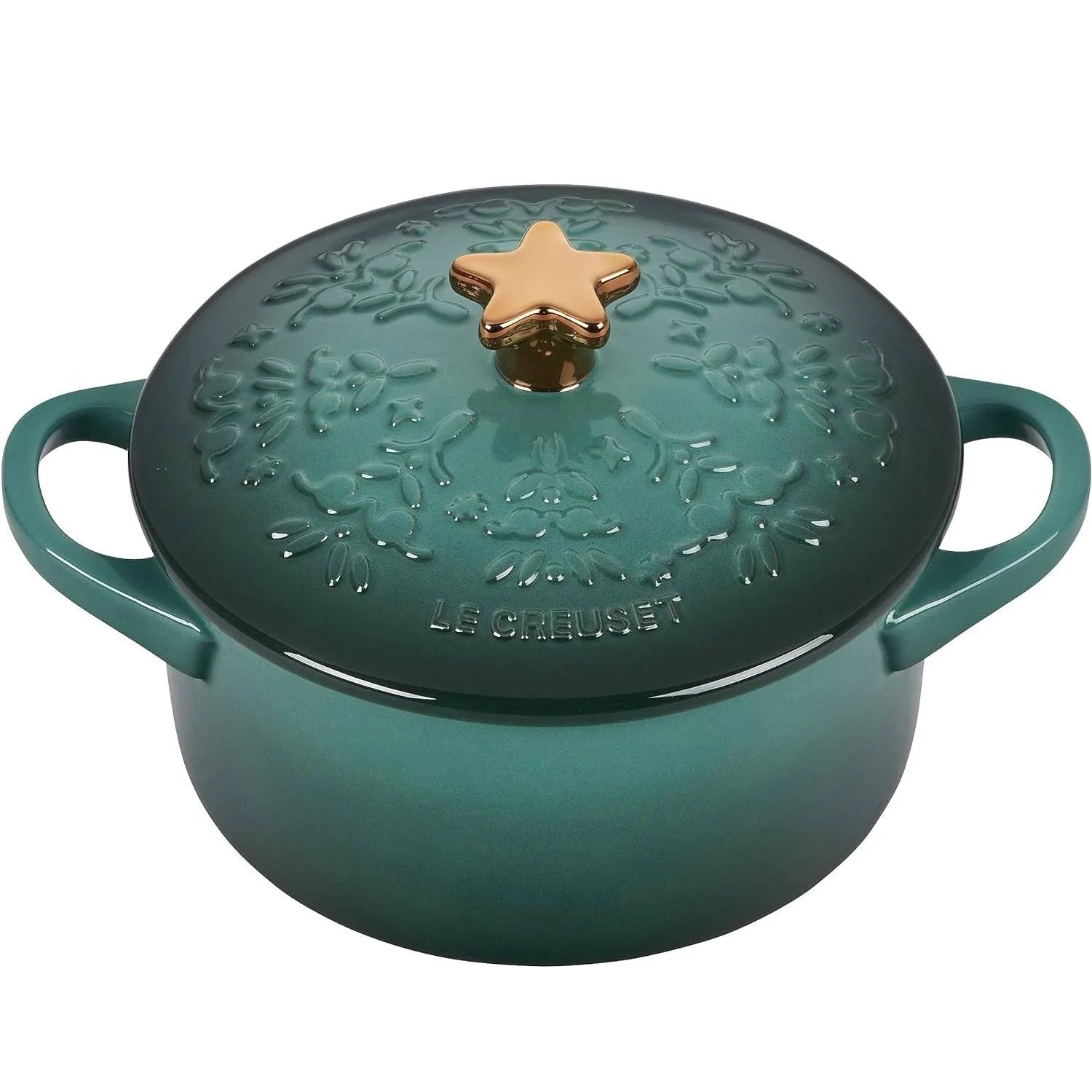 Le Creuset 24 oz. Mini Cocotte with Star Knob ,Artichaut