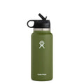 Hydro Flask Wide Mouth 32 oz. Bottle with Straw Lid, Olive