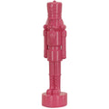 HGTV Home Collection Resin Christmas Themed Nut Cracker, Pink - 24 in