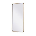 Alessandra Accent Mirror Finish: Brass, Size: 36'' H x 18'' W