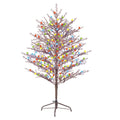 GE 5-ft Winterberry Pre-Lit Brown Artificial Christmas Tree with LED Lights | 20009LO