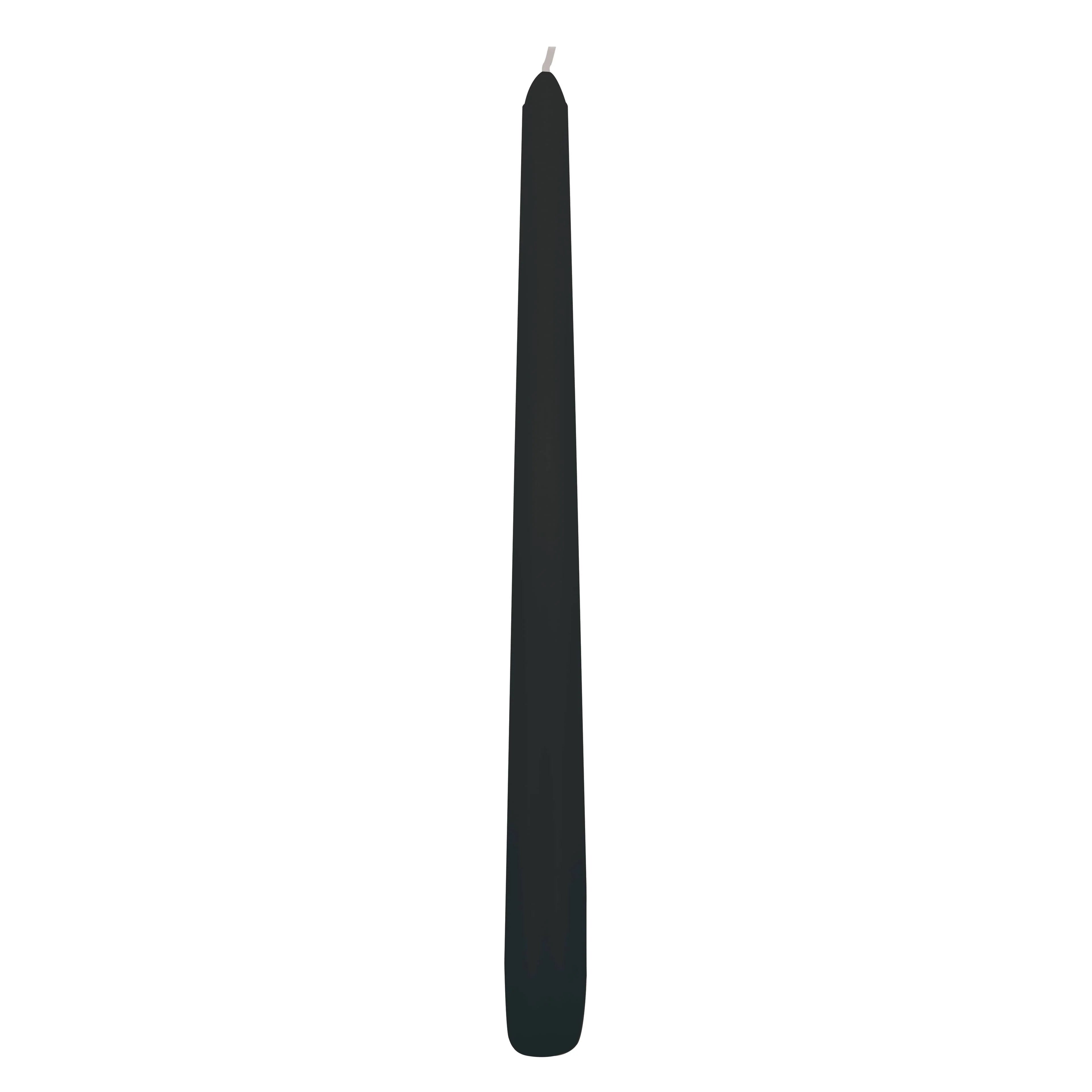 Ashland Taper Candle - Black - 10 in