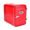 Frigidaire 9-Can Mini Retro Fridge, Red