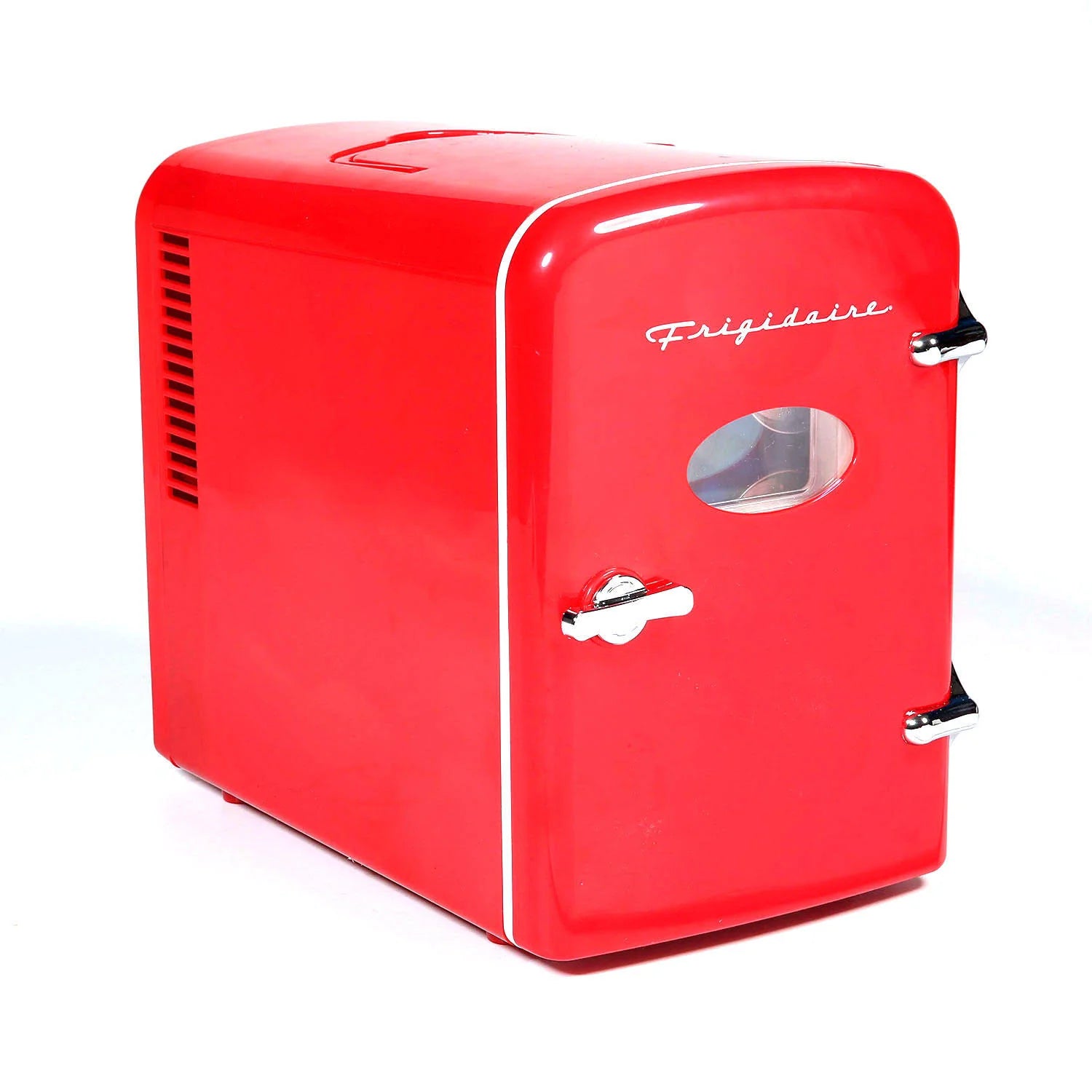 Frigidaire 9-Can Mini Retro Fridge, Red