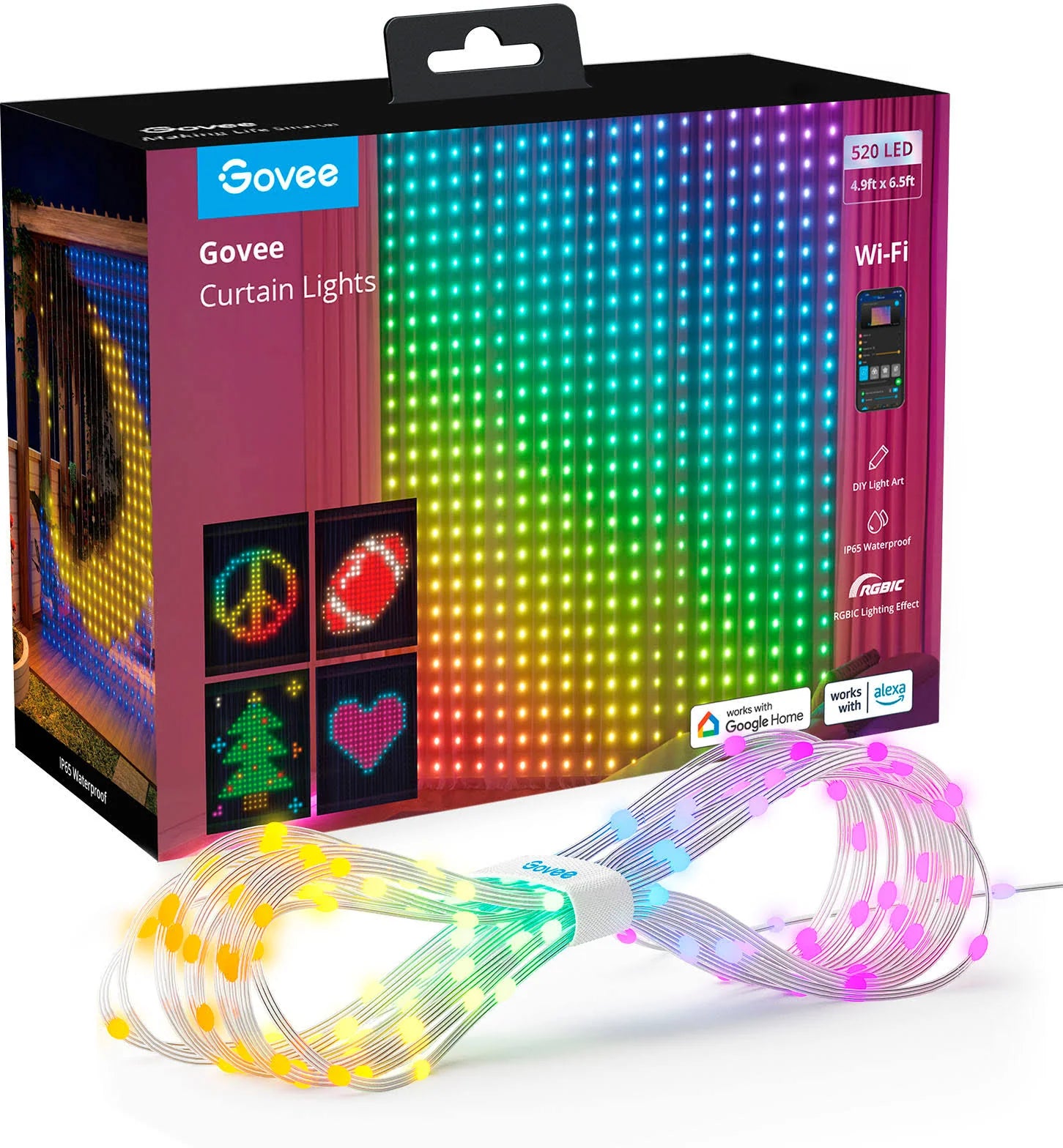 Govee RGBIC Curtain Lights