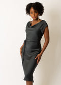 Women Haven Dress in Washed Black