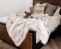 Paw Brands PupProtector Waterproof Throw Blanket, White