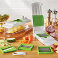 Mainstays 11pc Multi-function Nice Dicer and Mandoline Slicer, Green