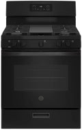 GE JGBS66DEKBB 30-Inch Freestanding GAS Range, Black