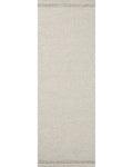 Magnolia Home by Joanna Gaines x Loloi 2'6" 7'6" Mist/Silver Ashby ASH-02 Runner Area Rug