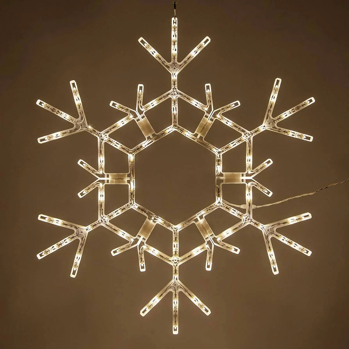 Kringle Traditions LED Folding Snowflake Lights, Warm White, 36"