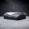 LUXOME Bamboo Lyocell / Minky Weighted Blanket for Kids (8 lb) - Dual Weather - 100% Lyocell from Bamboo