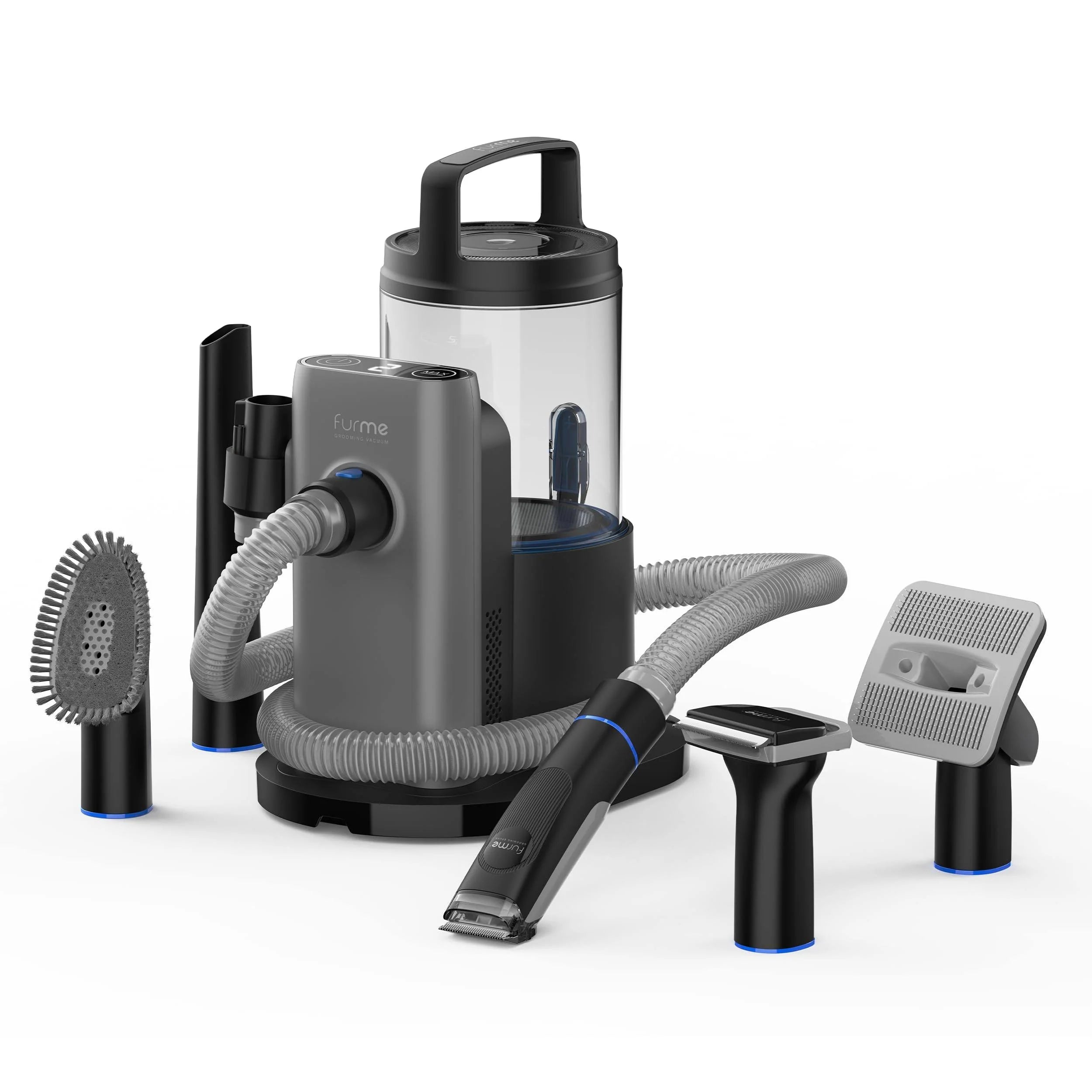 furMe Professional Plus Pet Grooming Vacuum Kit
