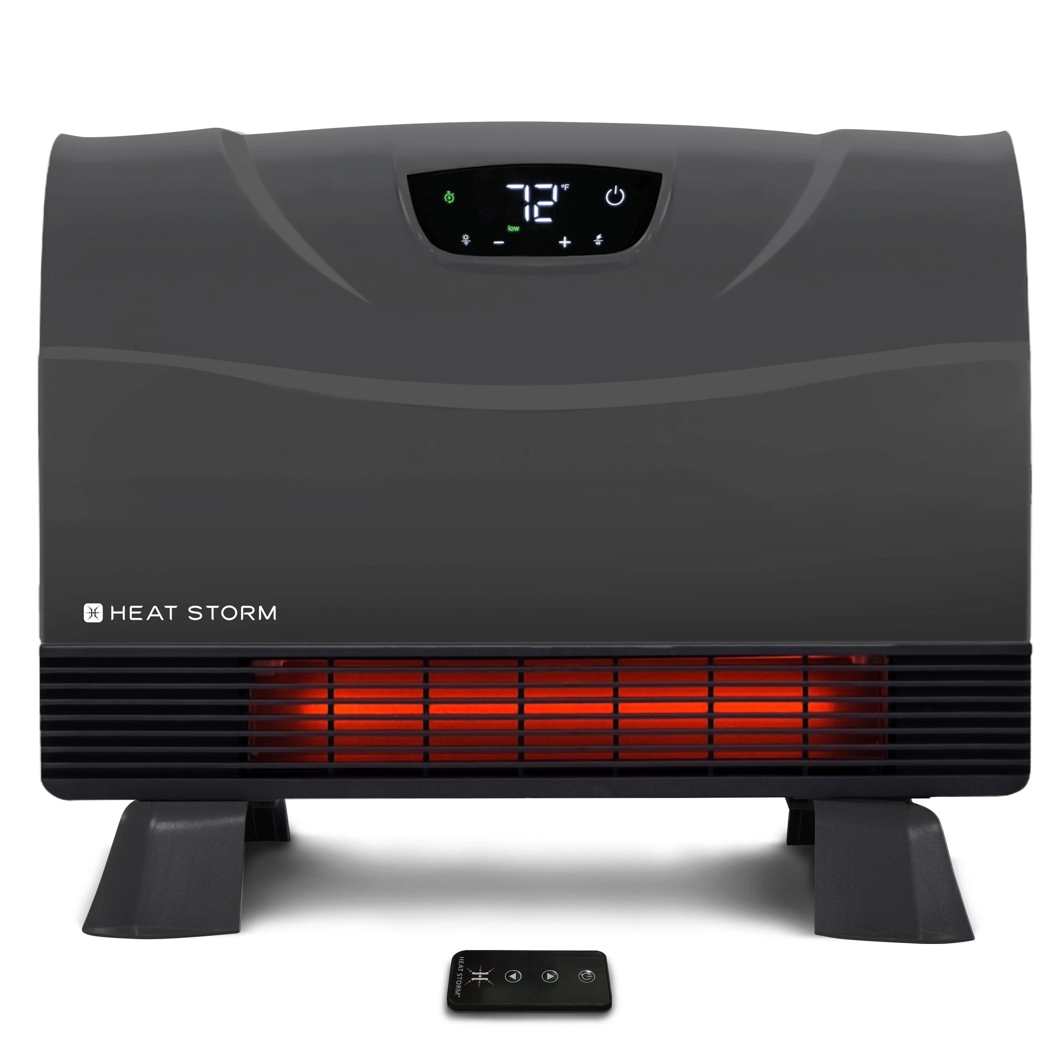Heat Storm - 1500-Watt Infrared Electric Space Heater - Gray