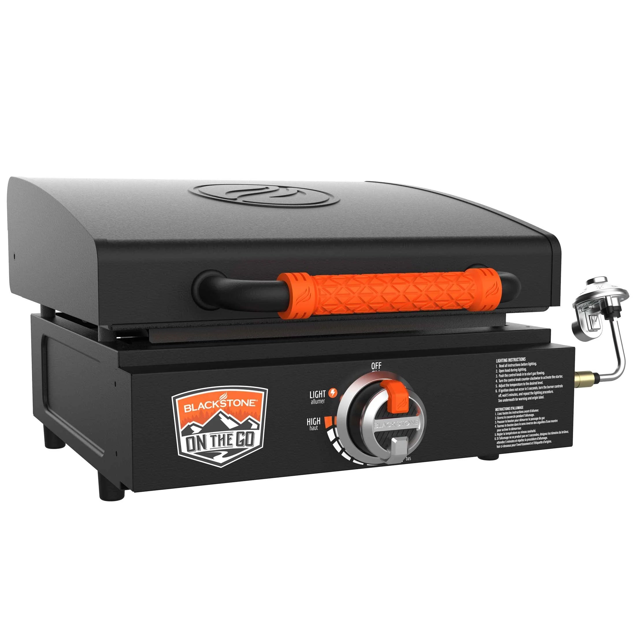 Blackstone 1900 on The Go 17" Tabletop Griddle with Hood
