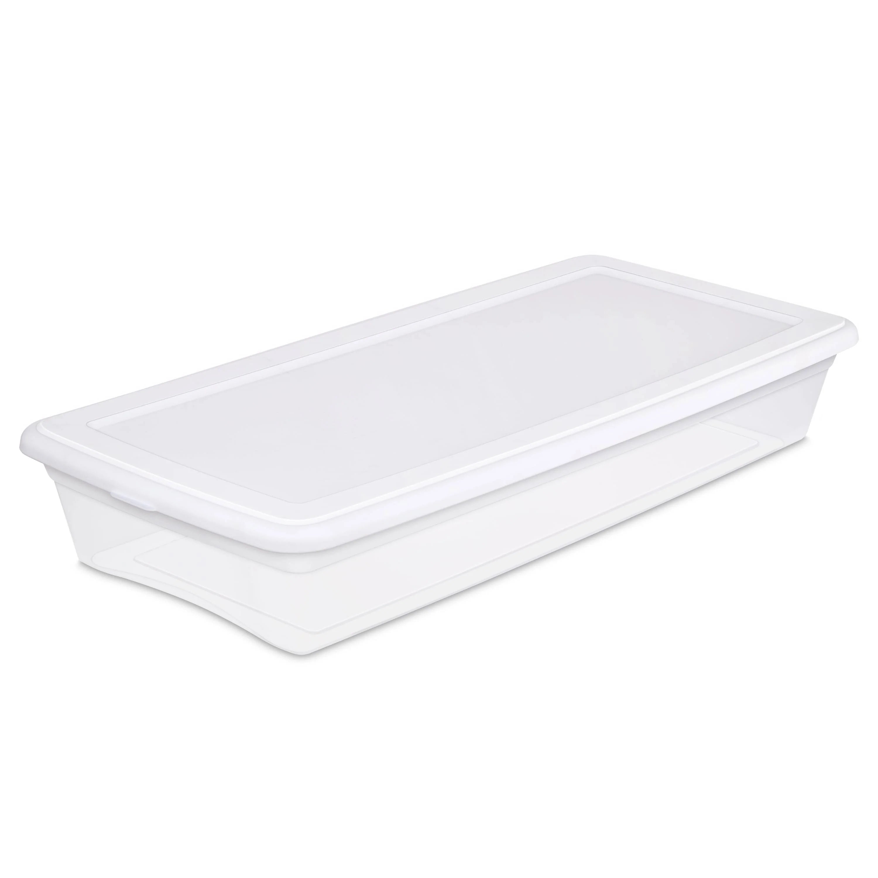 Sterilite 41-Quart (39 L) Storage Box, White