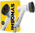Synoshi | Electric Spin Scrubber, Power Brush with 3 Replaceable Heads, Cordless & Waterproof, Gray
