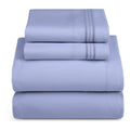 Nestl Ultra-Soft Deep Pocket Bed Sheet Set - Split King - Steel Blue
