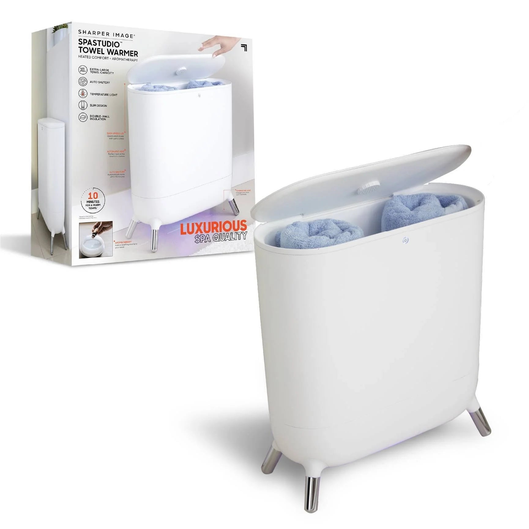 Sharper Image SpaStudio Towel Warmer