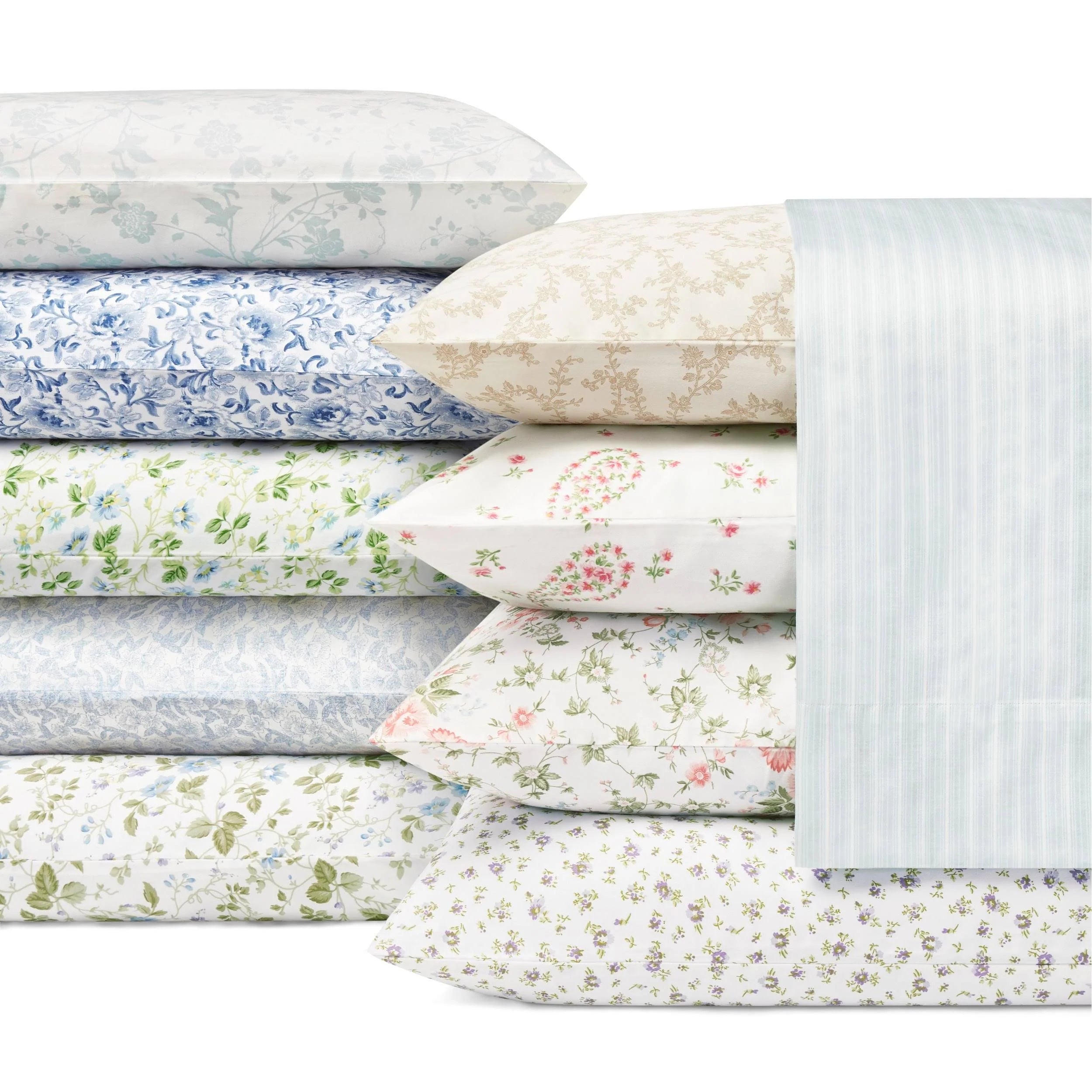 Laura Ashley Bristol Paisley Sheet Set - Pink - Queen