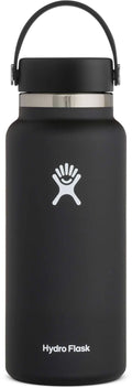 Hydro Flask Bottle, Wide Mouth, Black, 32 Ounce