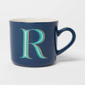 16oz Stoneware Monogram Mug R - Opalhouse