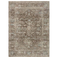 Magnolia Home by Joanna Gaines x Loloi 5'3" 7'6" Charcoal/Dove Millie MIE-03 Area Rug