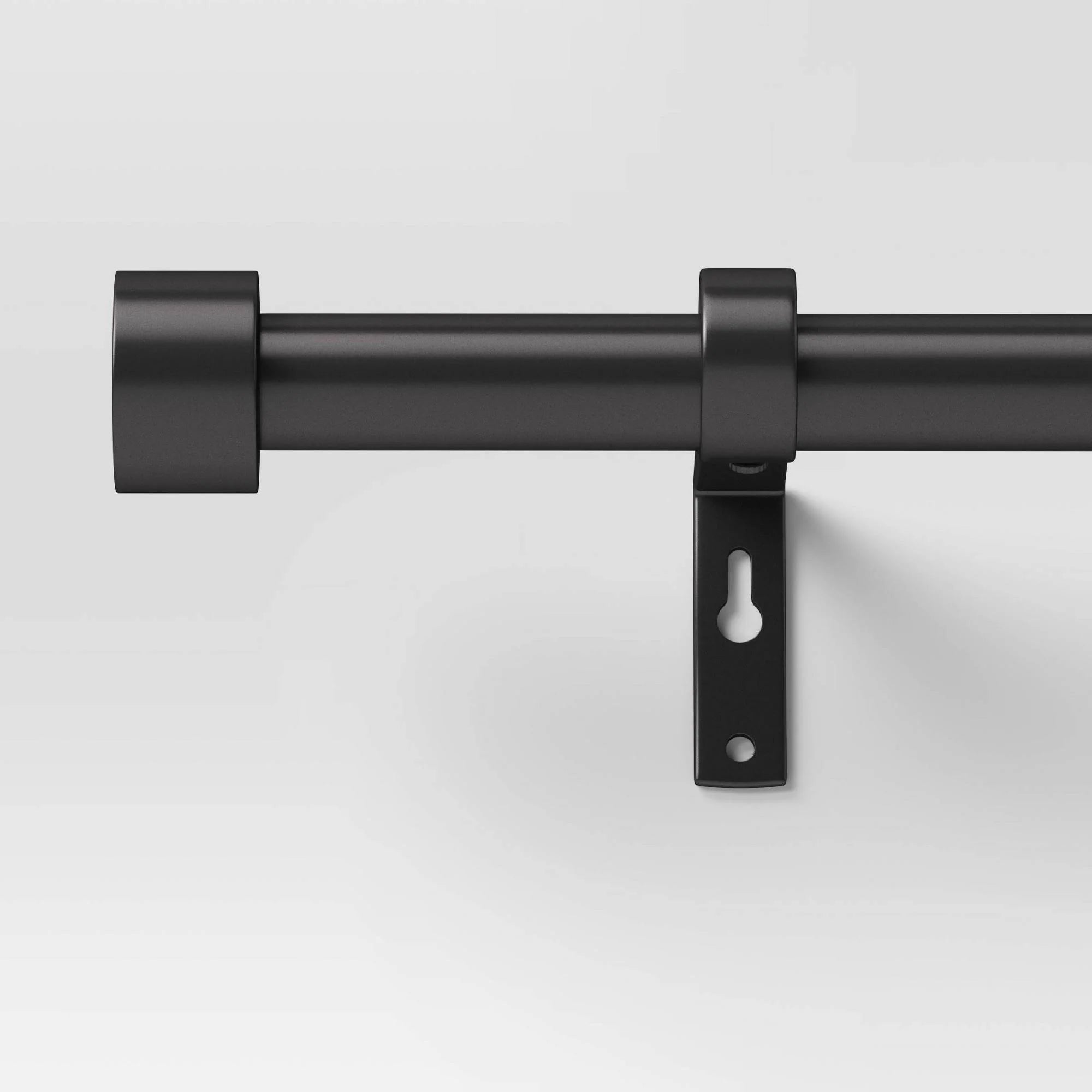 66 inch-120 inch Dauntless Curtain Rod Black - Project 62