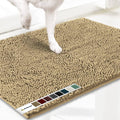 Muddy Mat As-seen-on-tv Highly Absorbent Microfiber Door Mat and Pet Rug, Non Slip Thick Washable Area and Bath Mat Soft Chenille for Kitchen