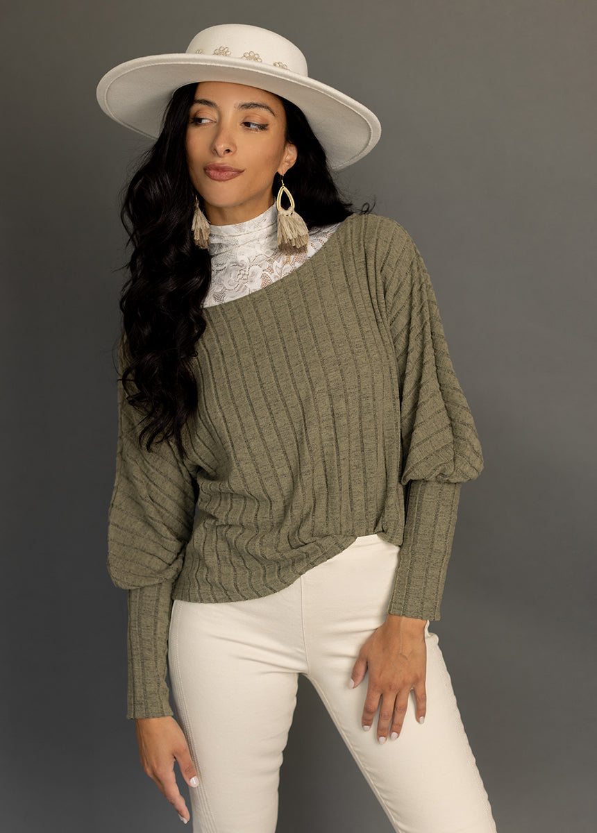 Women Iris Top in Cream