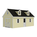 Best Barns Arlington 12 ft. x 24 ft. Wood Storage Shed Kit, Clear