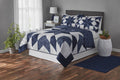 Mainstays E2J005S14NVI-DI Classic Blue Star Quilt, Full/Queen