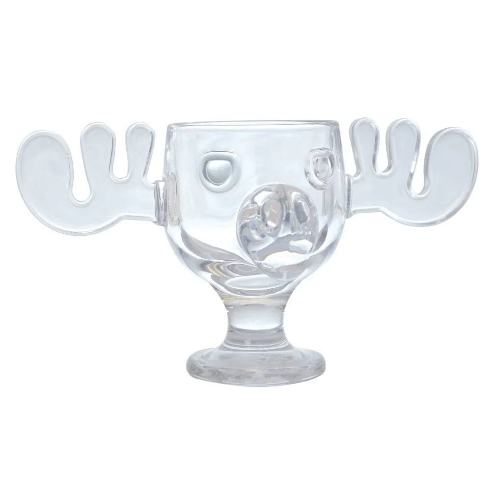 NREOY Officially Licensed National Lampoons Christmas Vacation Glass Moose Mug - Single Mug