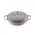 Le Creuset Cast Iron Shallow Casserole 30 cm Mist Grey