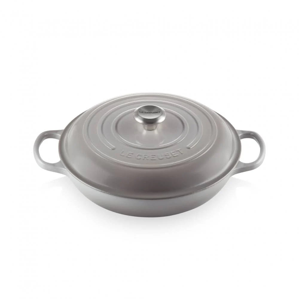 Le Creuset Cast Iron Shallow Casserole 30 cm Mist Grey