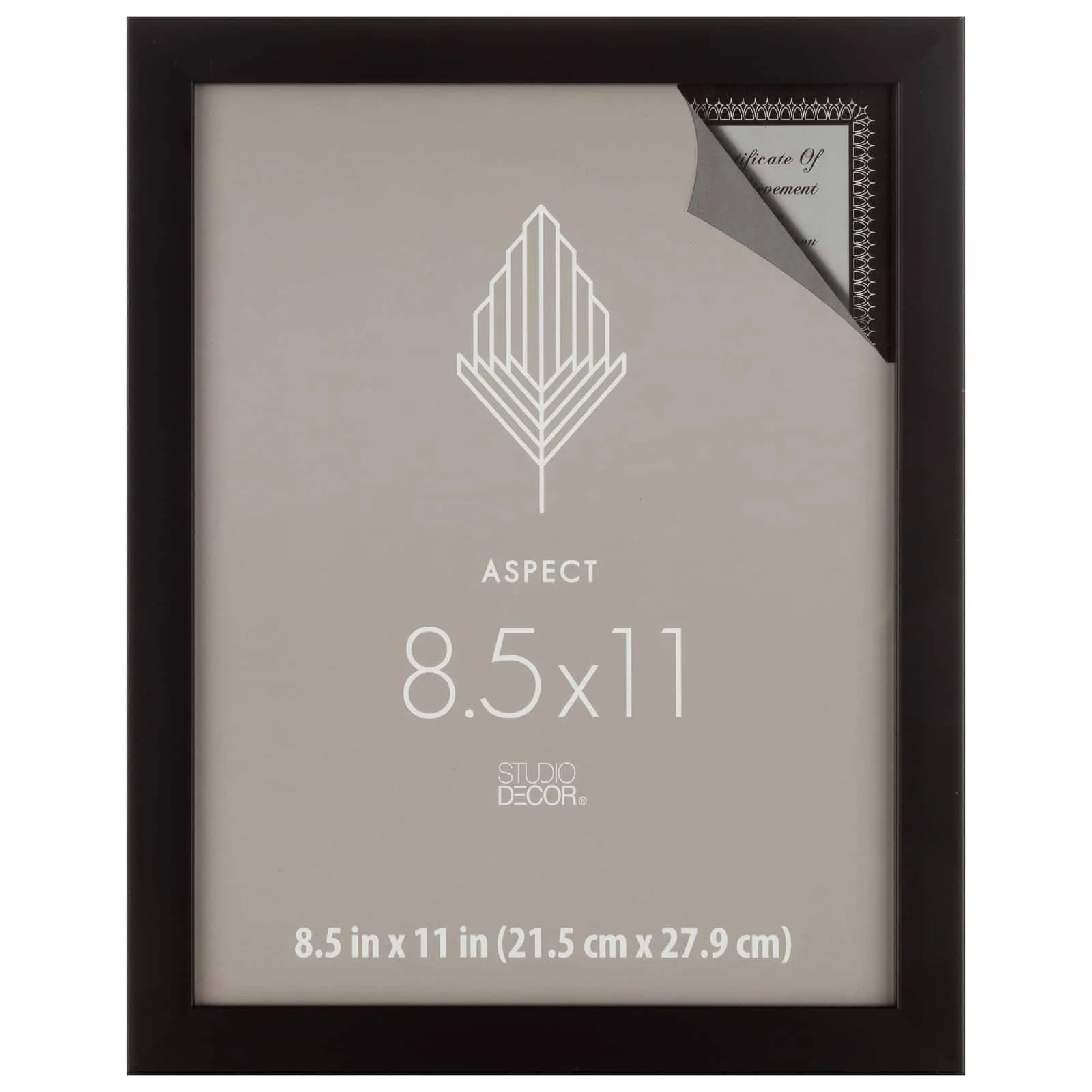 Studio Decor 8.5" Black Narrow Frame - Each