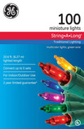 GE 100-Light String-A-Long Holiday Lights - Multi Color