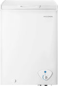 Insignia - 3.5 Cu. ft. Garage-Ready Chest Freezer - White