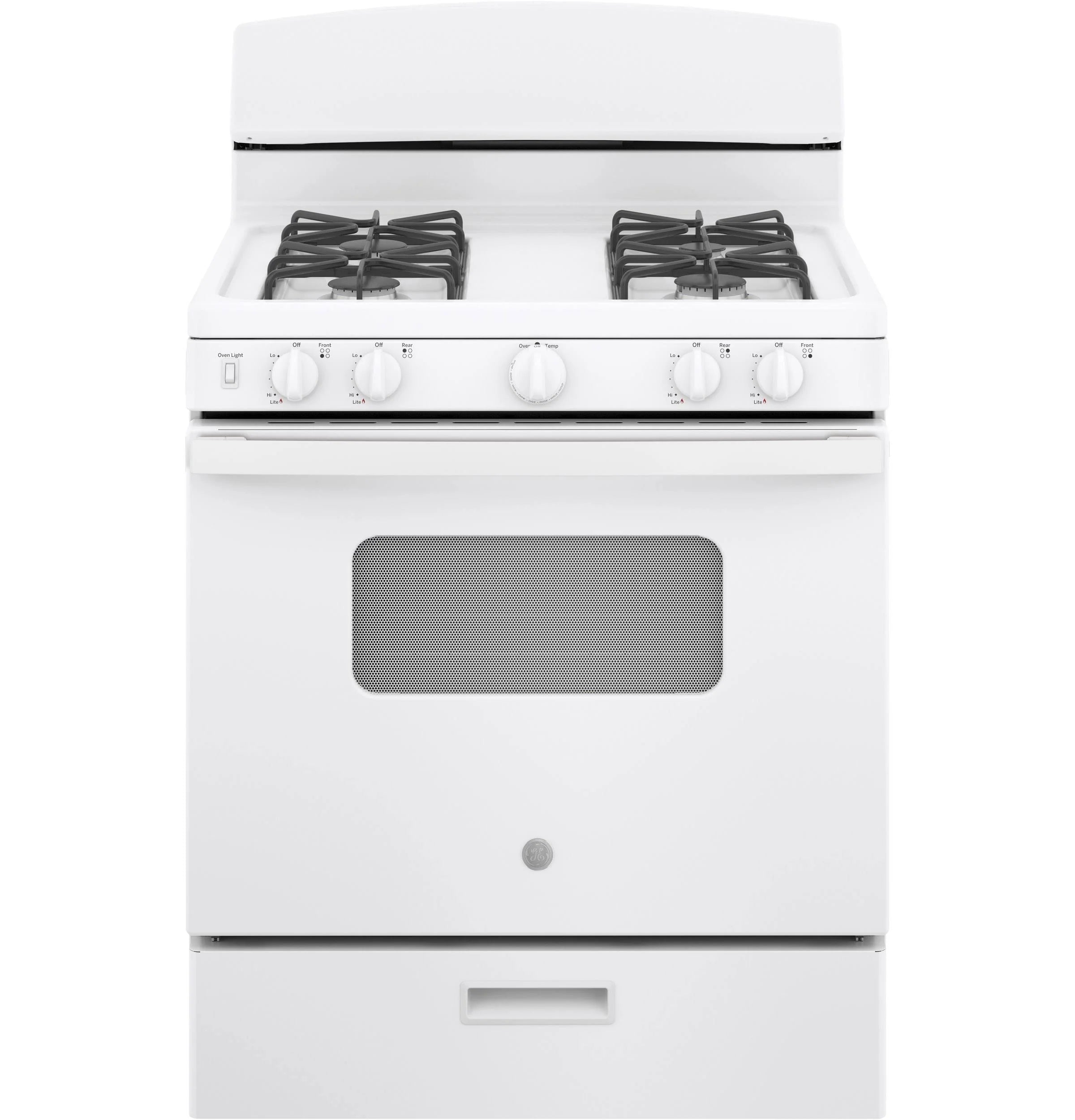 GE 30" Freestanding GAS Range White JGBS10DEMWW
