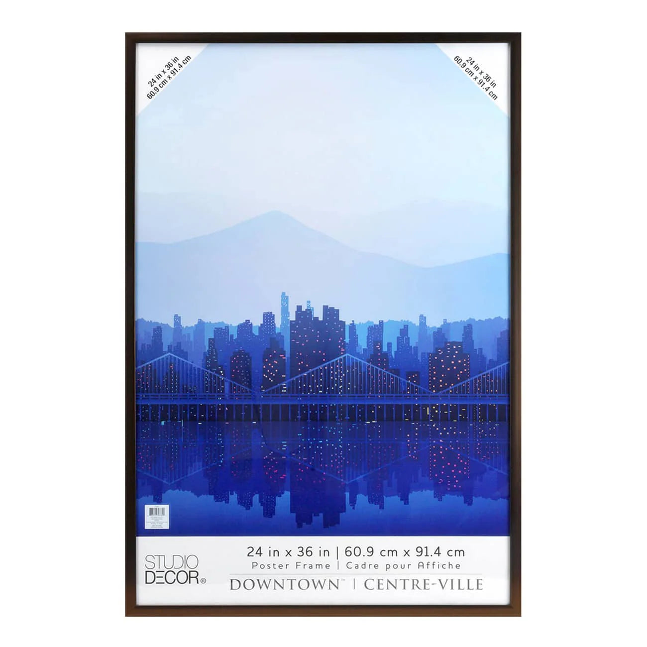 Studio Decor 24" x 36" Bronze Poster Frame - Each