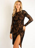 Women Iman Dress in Black