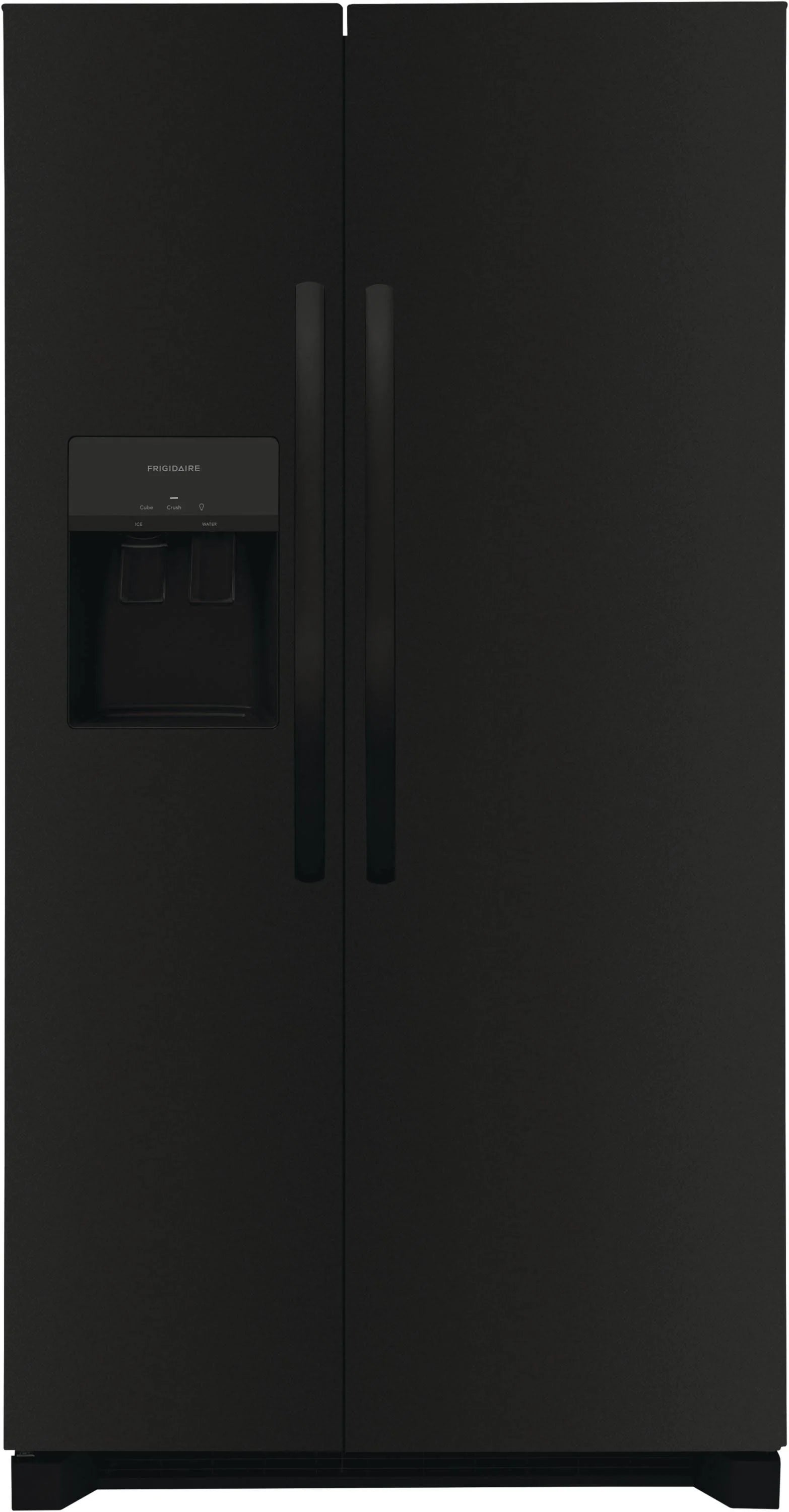 Frigidaire - 25.6 Cu. ft. 36" Standard Depth Side by Side Refrigerator | FRSS2623AB