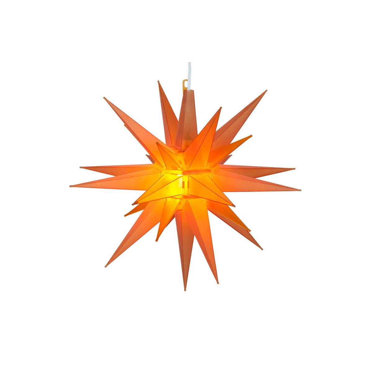 14" Amber LED Moravian Star