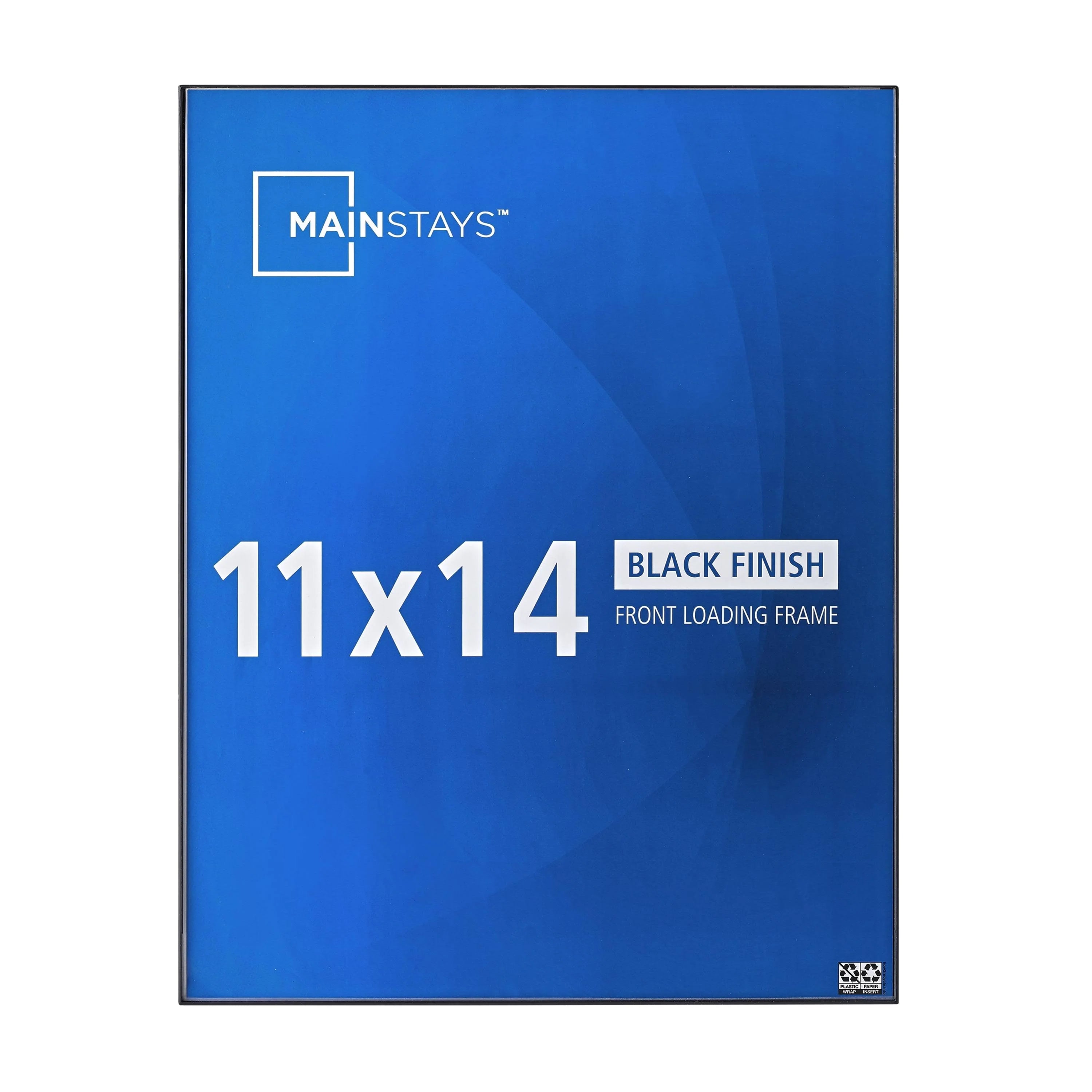 Mainstays 11x14 Front Loading Picture Frame, Black, Size: 11 x 14