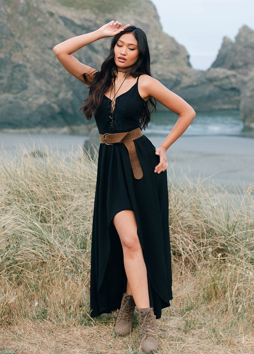 Women Holland Dress in Black