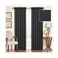 Eclipse Samara Blackout Energy-Efficient Thermal Curtain Panel, Black