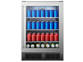 Hisense 140-Can 5.4 Cu. ft. Stainless Steel Cooler Wine + Beverage HBC54D6AS